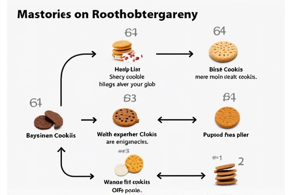 Diagrama de flujo mostrando diferentes tipos de cookies y sus funciones en un sitio web.